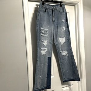 NWOT SUPER CUTE BOUTIQUE JEANS sz L